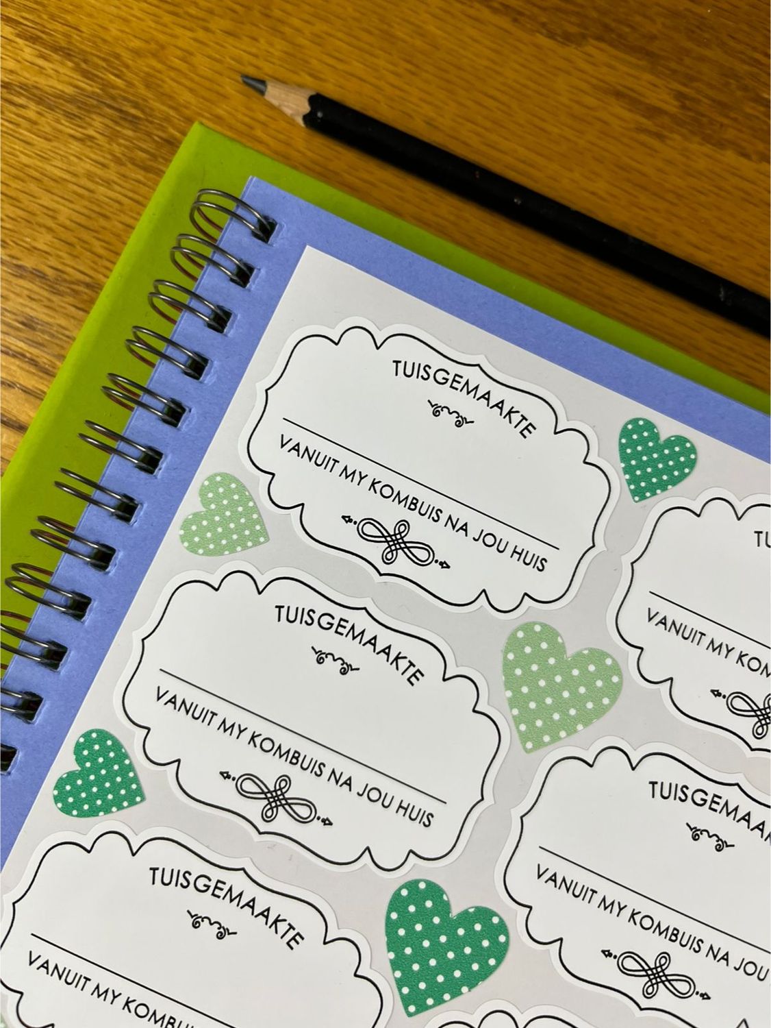 Food Label Pantry Stickers theme 2