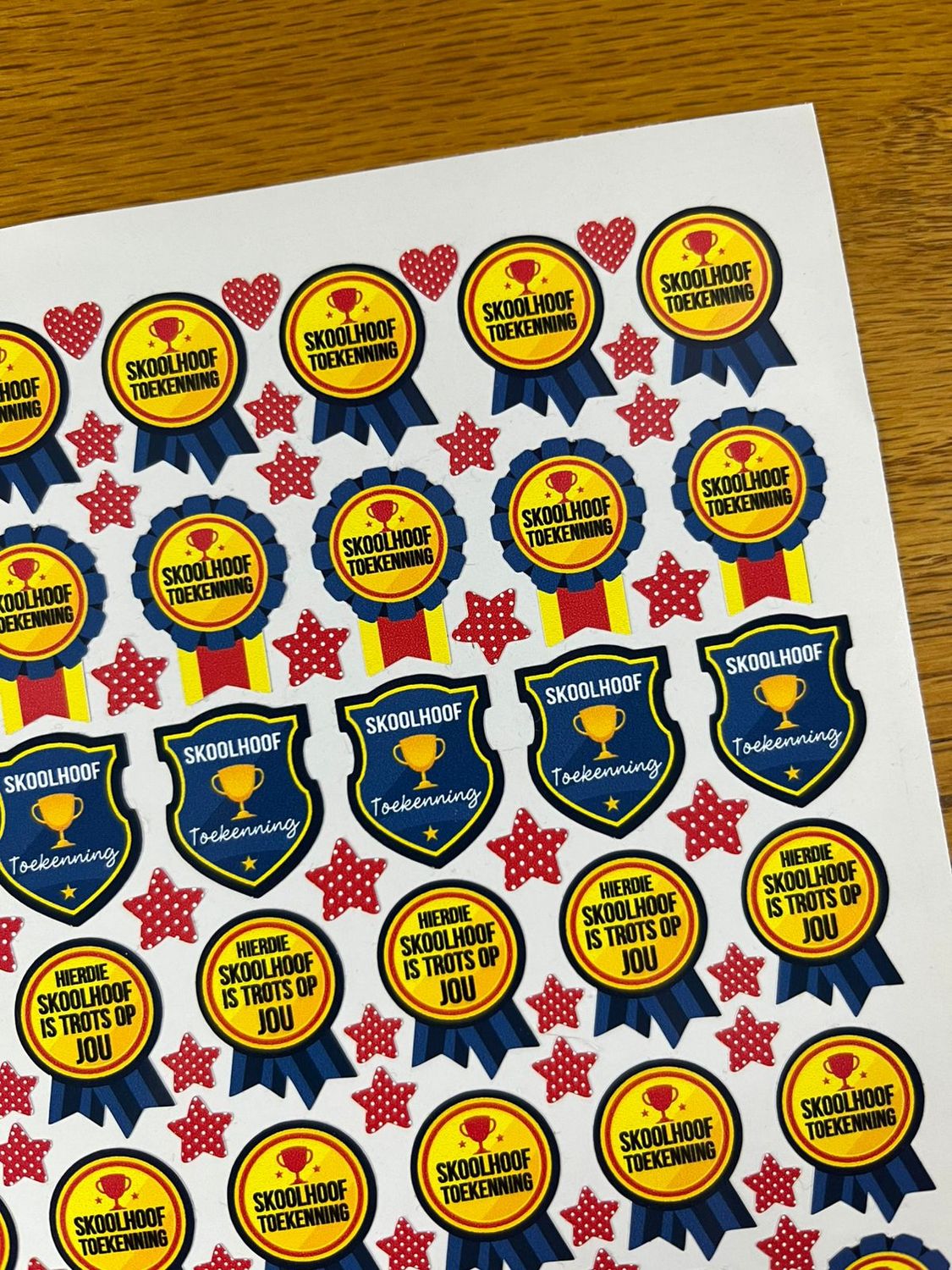 Skoolhoof Stickers Sample Sale 145 - Afrikaans