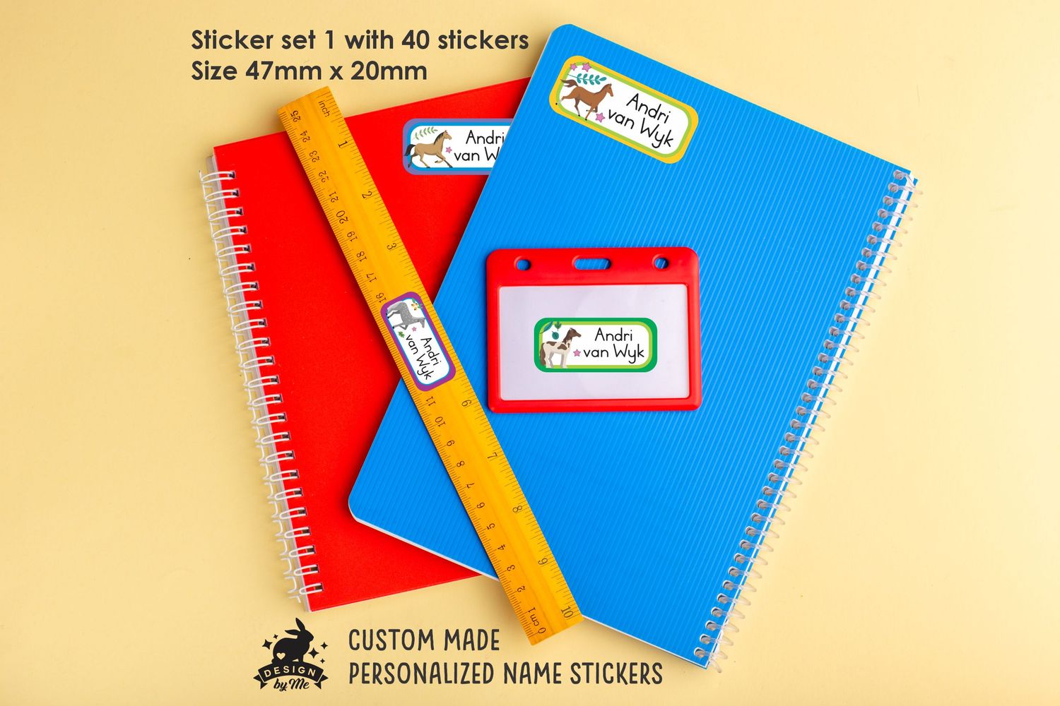 ANY theme - Sticker set 1 Personalised name Stickers ANY theme - Sticker set 1 Personalised name Stickers