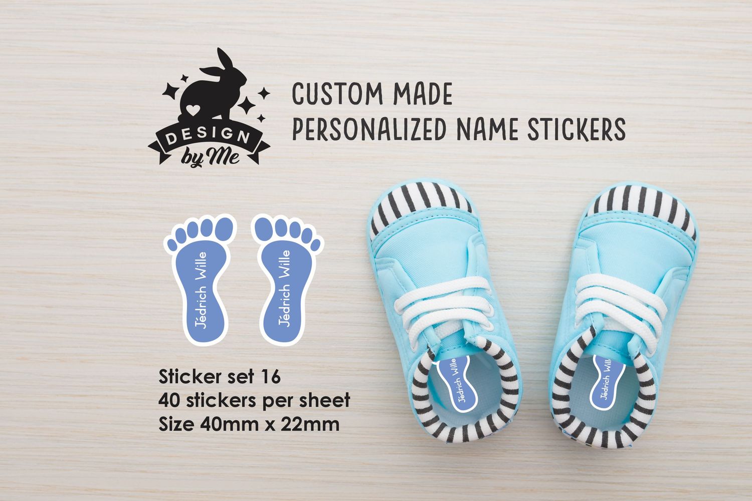 ANY theme - Sticker set 16 Feet shaped Personalised name Stickers for shoes ANY theme - Sticker set 16 Feet shaped Personalised name Stickers for shoes