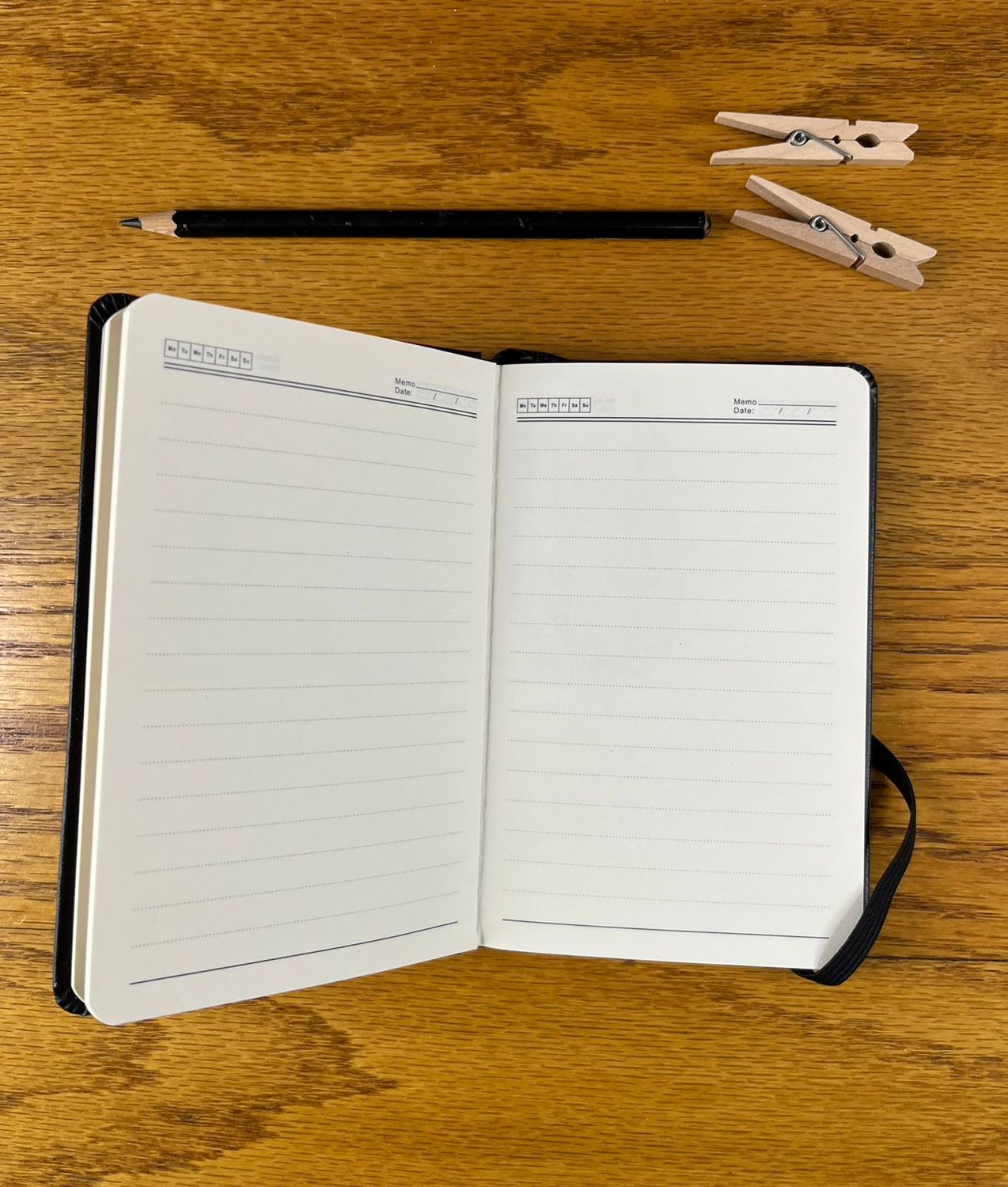 Droomboek Theme 1 Black Pocket Notebook Journal