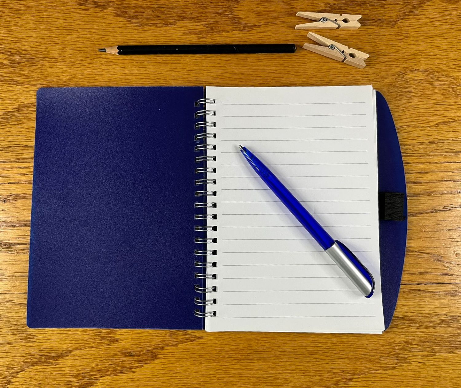 Blue Ringbind Notebook Journal