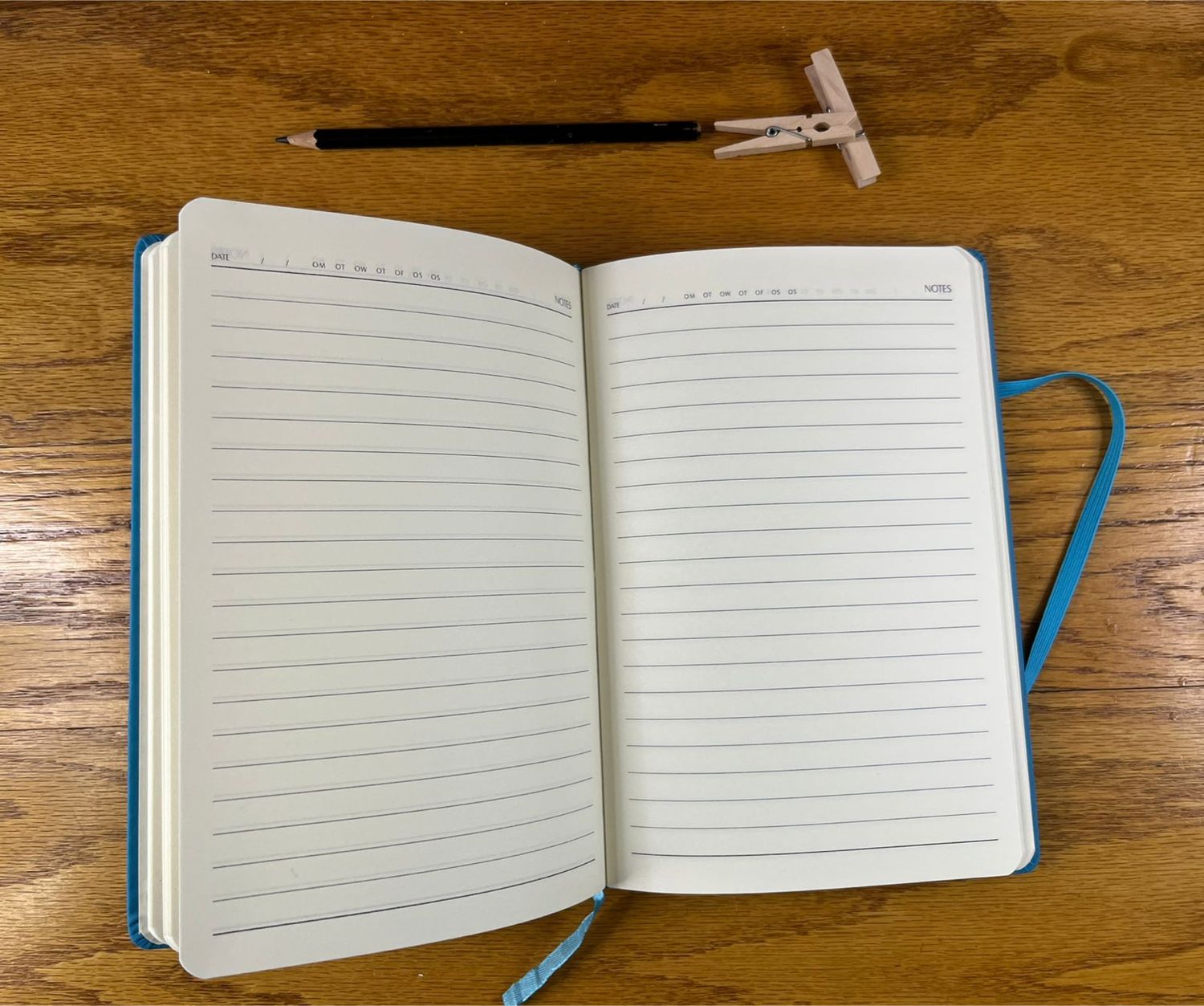 A5 Aqua Blue Journal