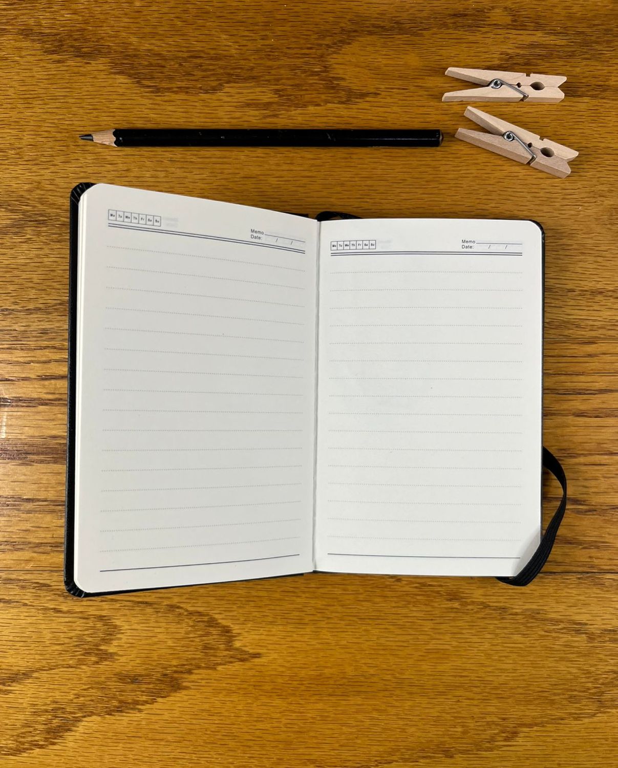 Black Pocket Notebook Journal