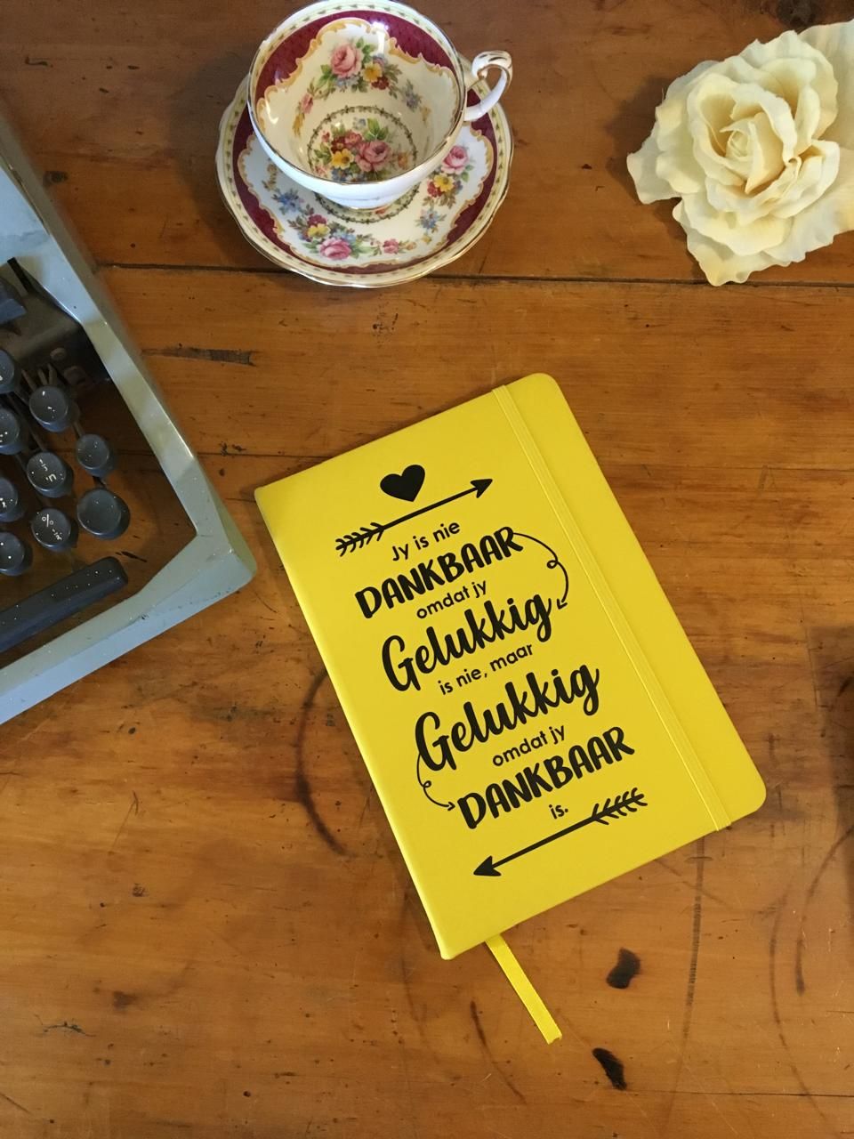 A5 Yellow Notebook Journal