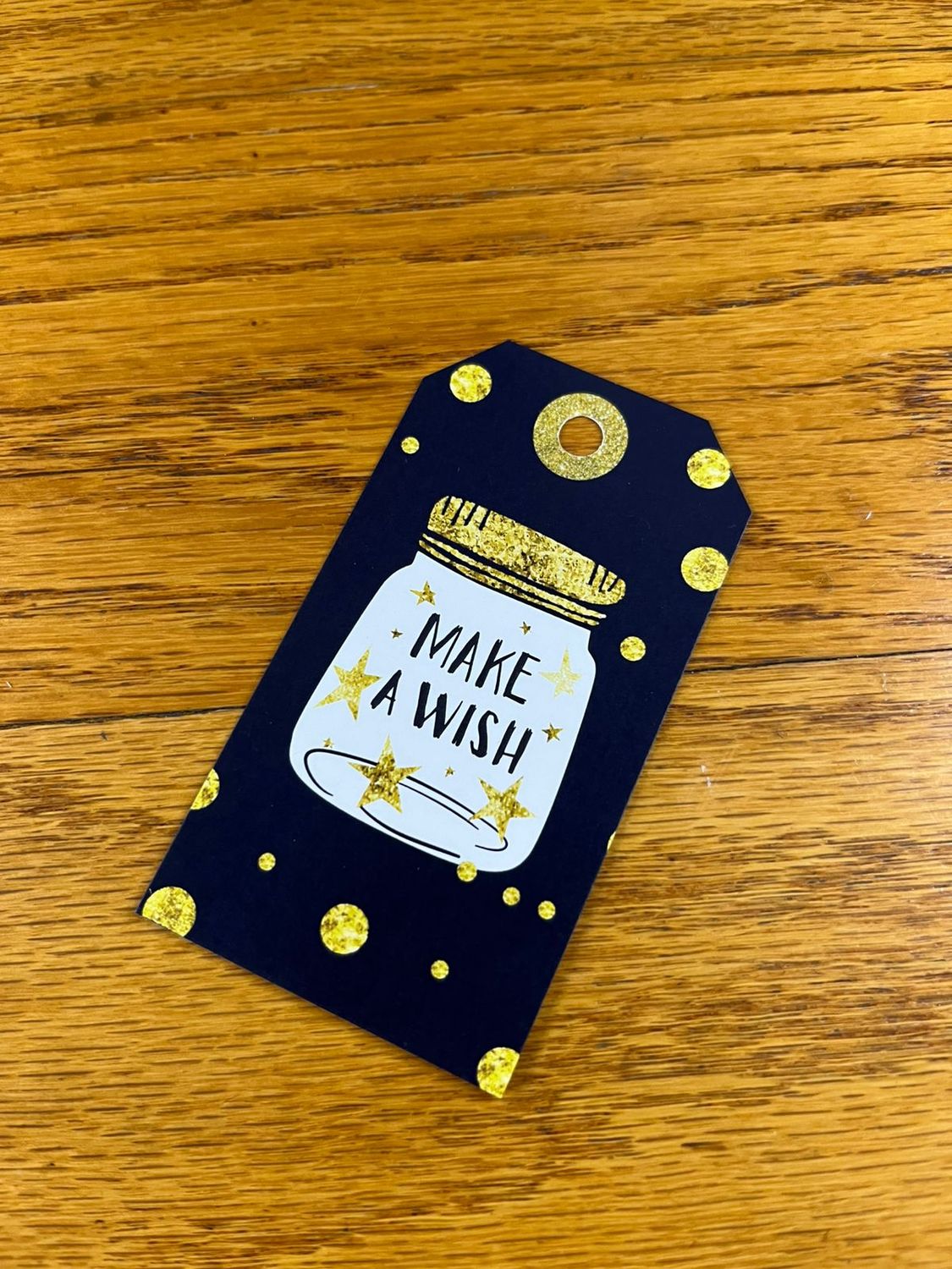 Make a Wish Theme 1 Birthday Gift tag in English
