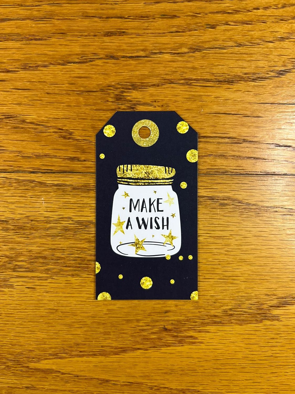Make a Wish Theme 1 Birthday Gift tag in English