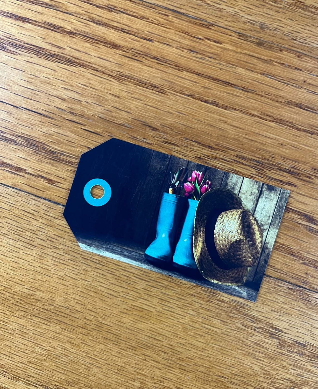 Garden Theme 1 Gift tag with No Words