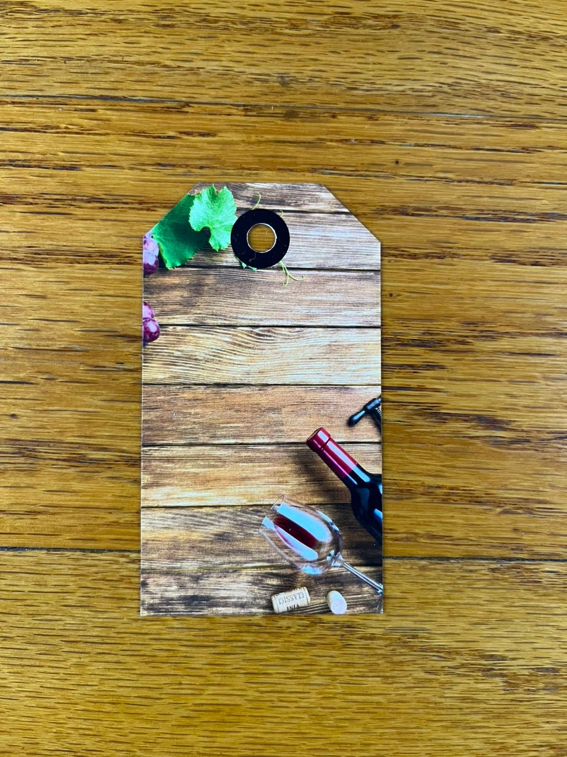 Wine Theme 2 Gift tag with No Words