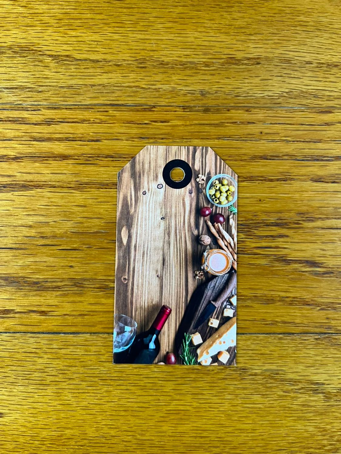 Wine Theme 1 Gift tag with No Words