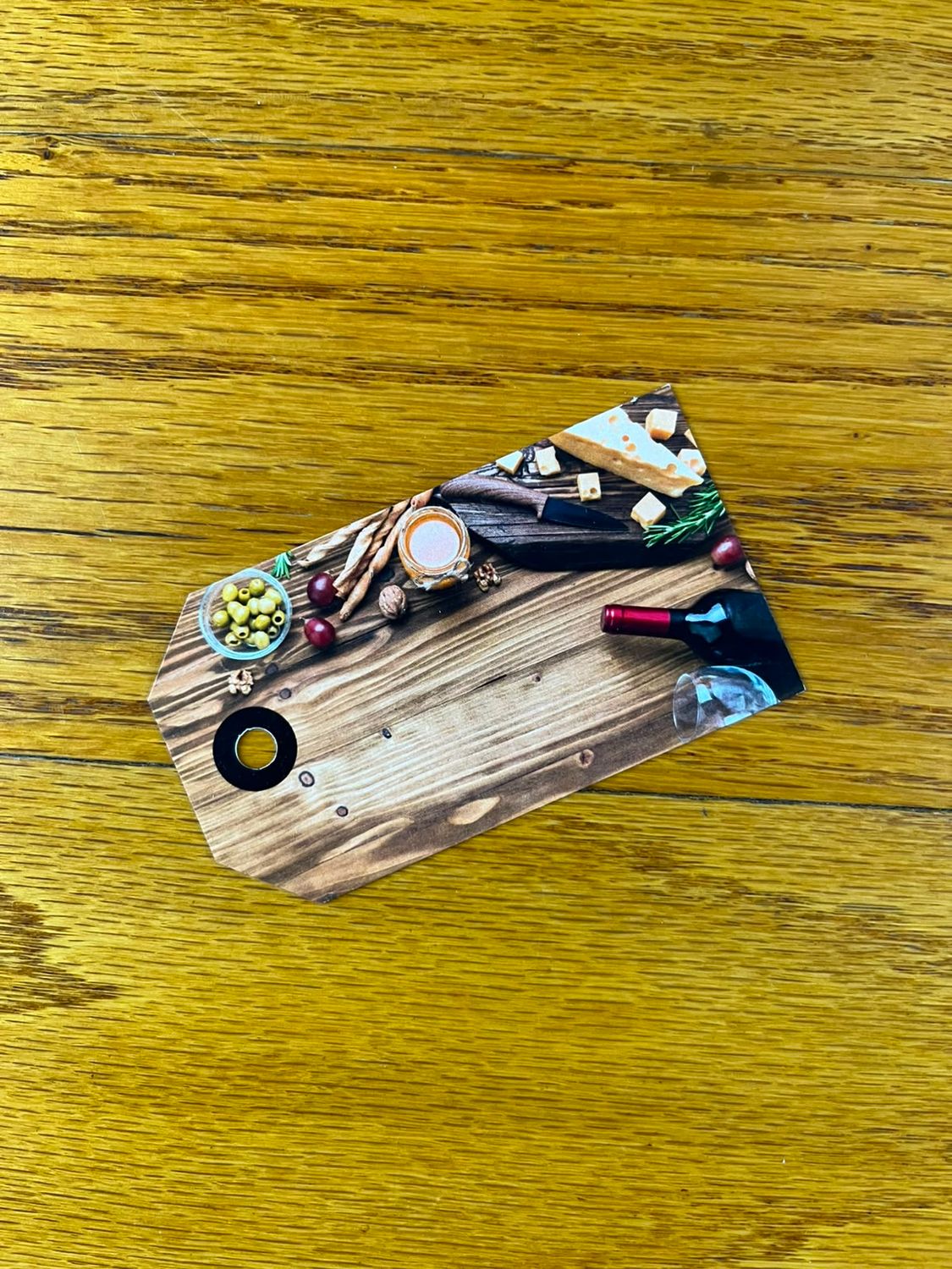 Wine Theme 1 Gift tag with No Words