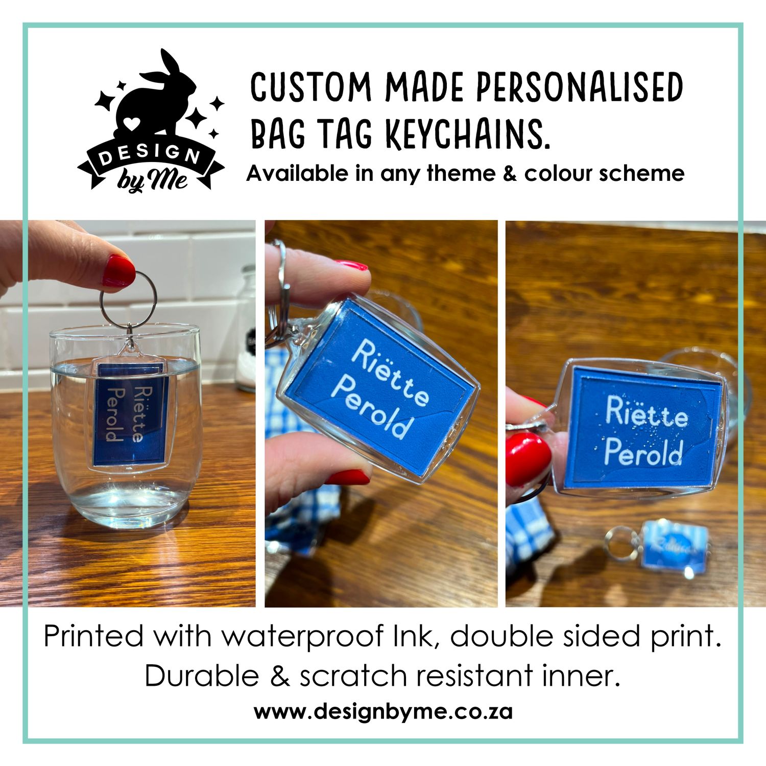 Sticker set 8 COMBO | Stationary label stickers with any school's logo on and 2 Bag Tag Keychains