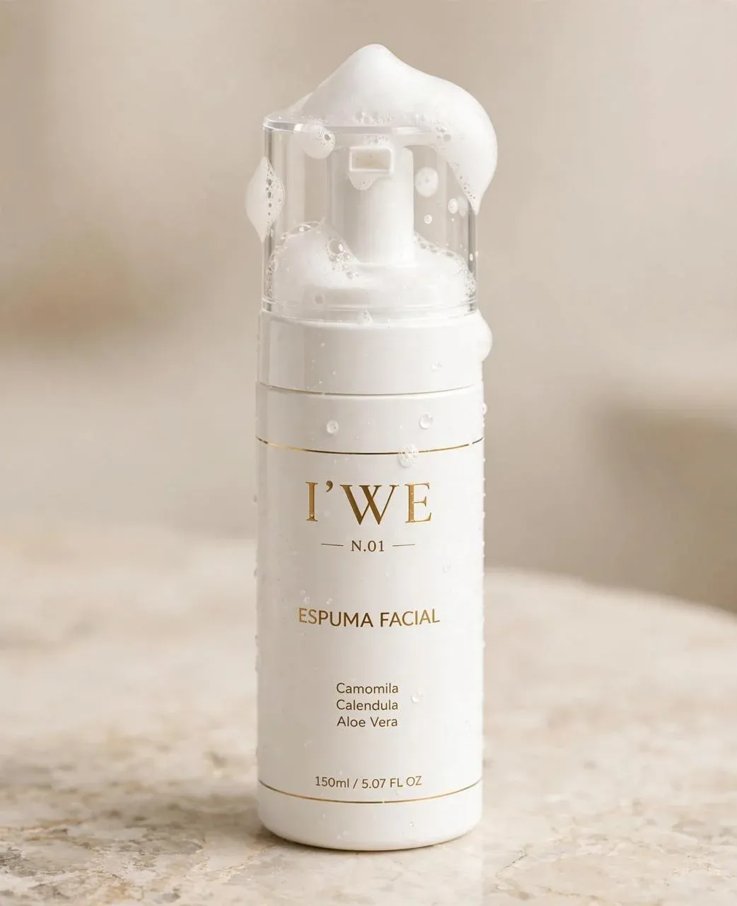 I'WE N.01 Amazzon Clinic Espuma de Limpeza Calmante