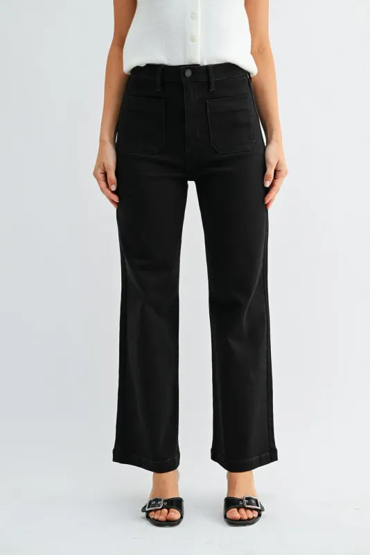 SAILOR POCKET WIDE LEG JEANS