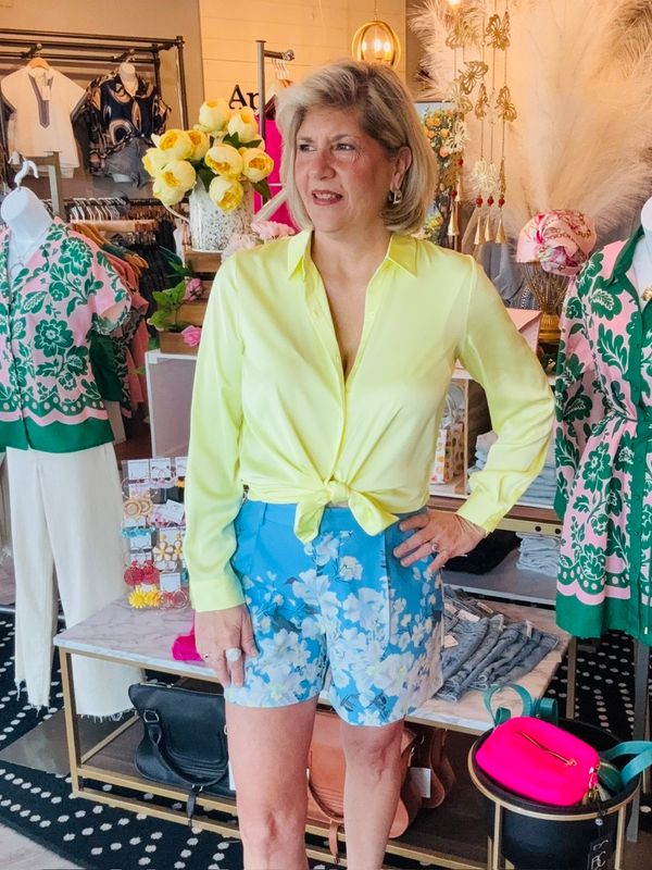 FRONT PLEATED SHORT
