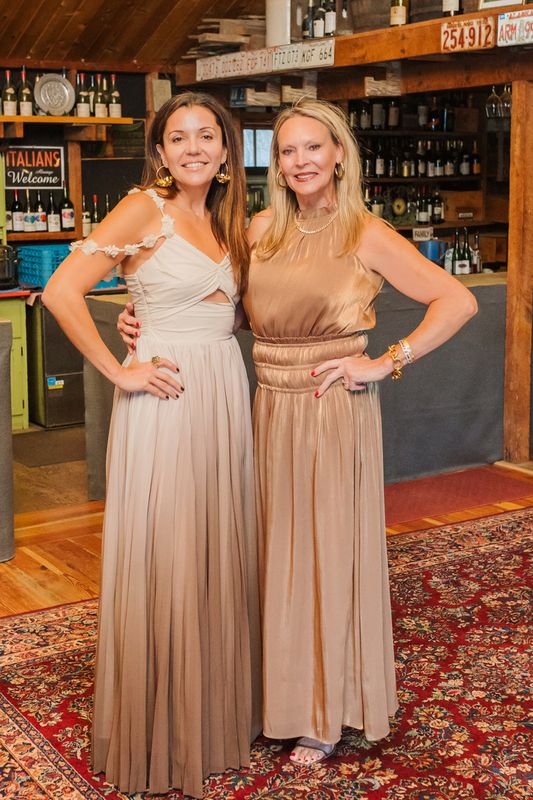 SMOCKED WAIST V NECK MAXI DRESS