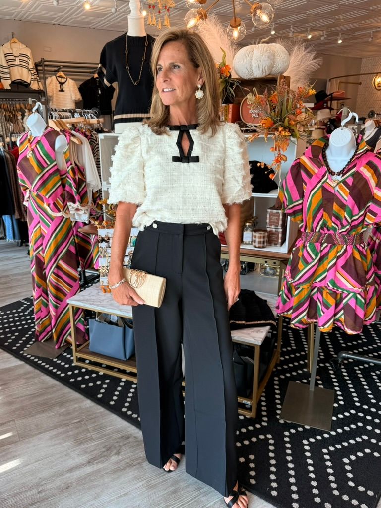 POWER PALAZZO WOVEN PANTS