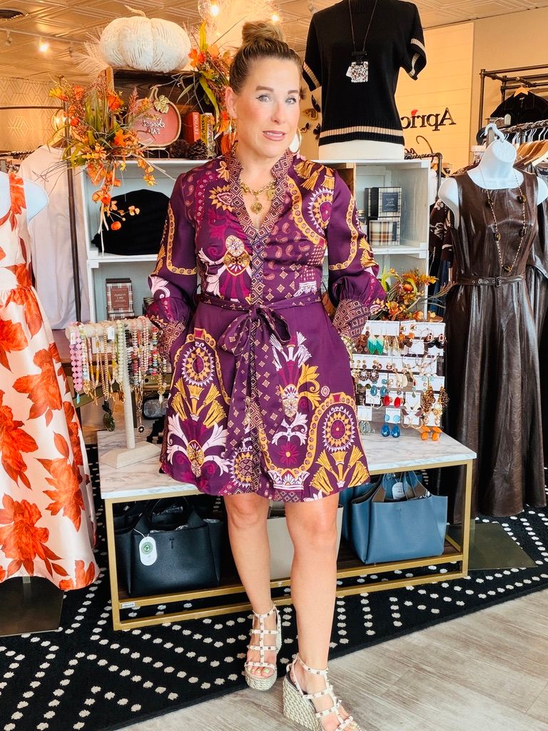 CIEBON ENGINEER PRINT MINI DRESS