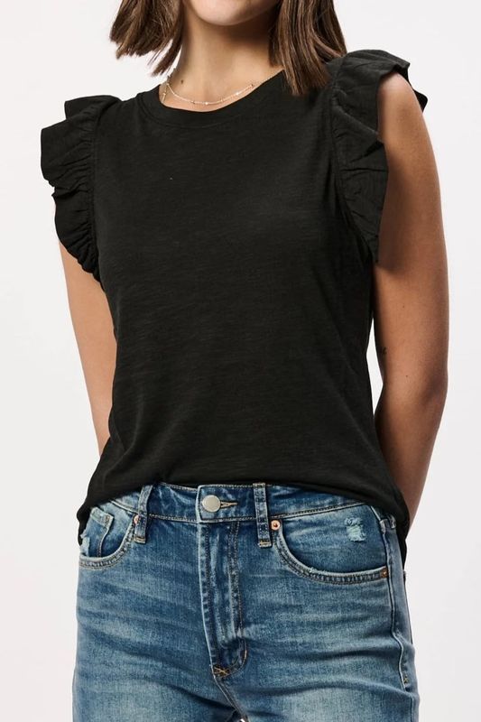 ANOTHER LOVE NORTH RUFFLE TANK TOP