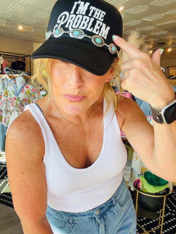 I'M THE PROBLEM TRUCKER HAT