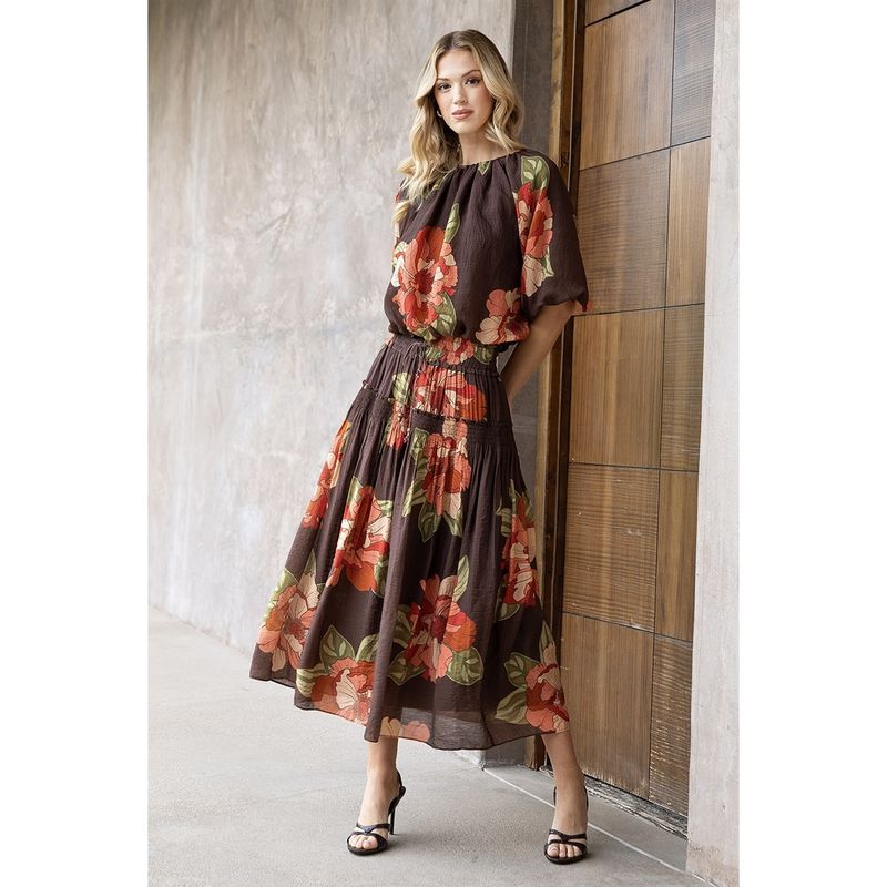 FLORAL PRINT SKIRT