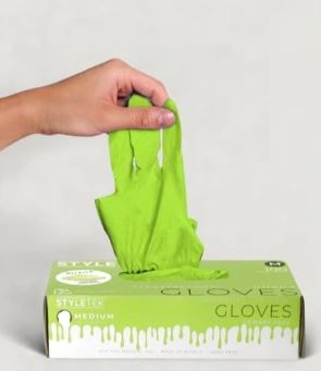 StyleTek Nitrile Lime - Large