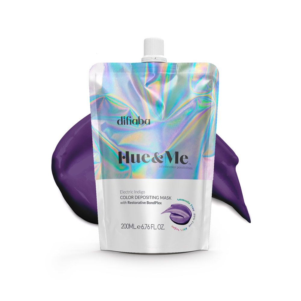 Difiaba Hue &amp; Me Electric Indigo Depositing Mask