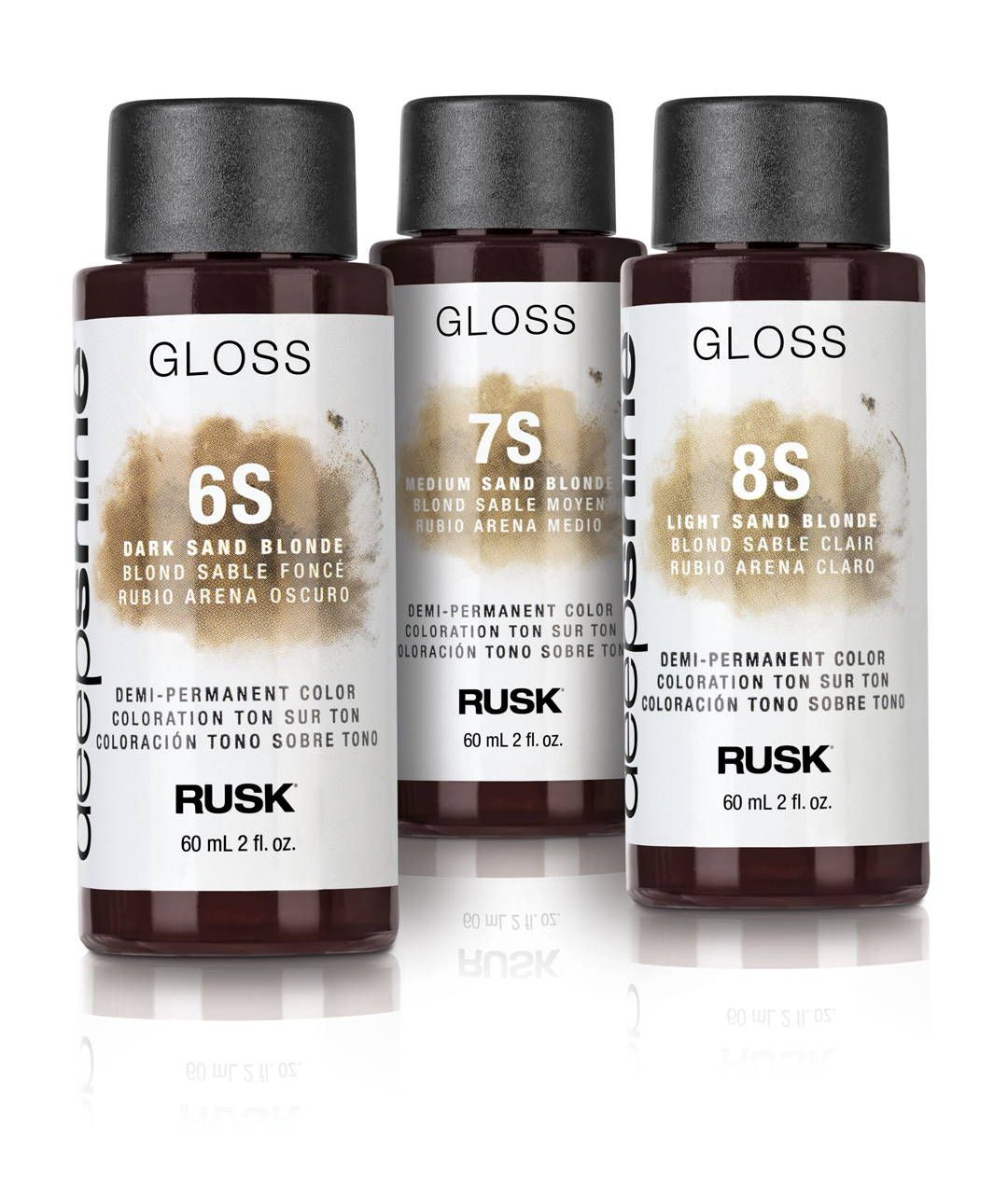 Rusk Deepshine Gloss 7S Medium Sand Blonde 2oz