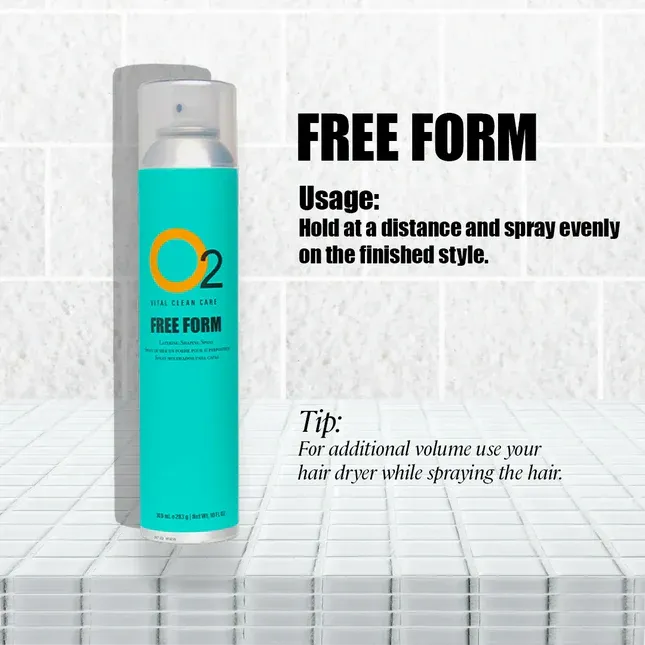 O2 Free Form Layering Shaping Spray 10oz