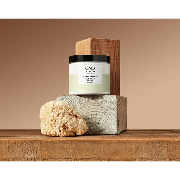 CND Exfoliating Sea Salt Scrub For Feet 18oz.