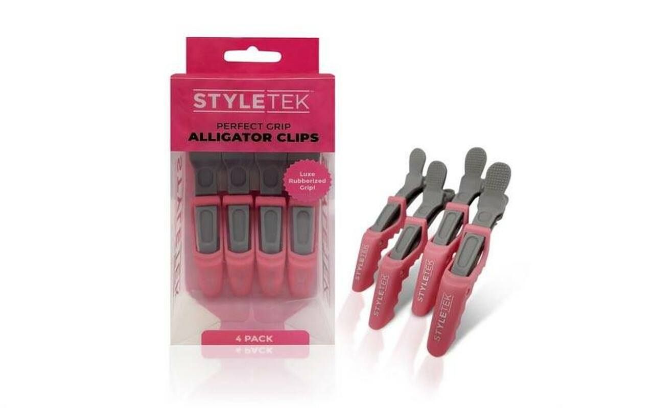 StyleTek Perfect Grip Alligator Clips, 4pk