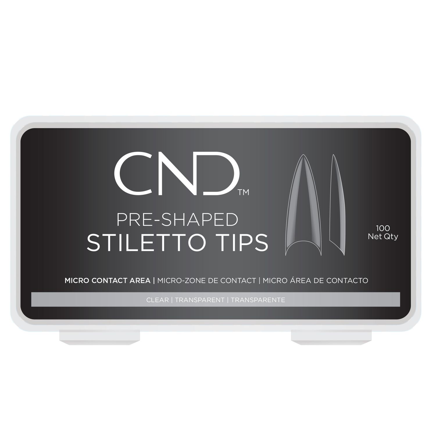 CND 100Ct Stiletto Tips