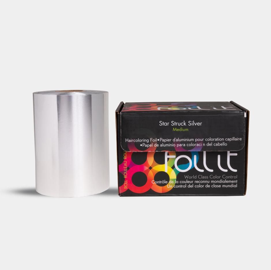 Framar Smooth Medium, Large Foil Roll, 5"x1600' - Star Struck Silver