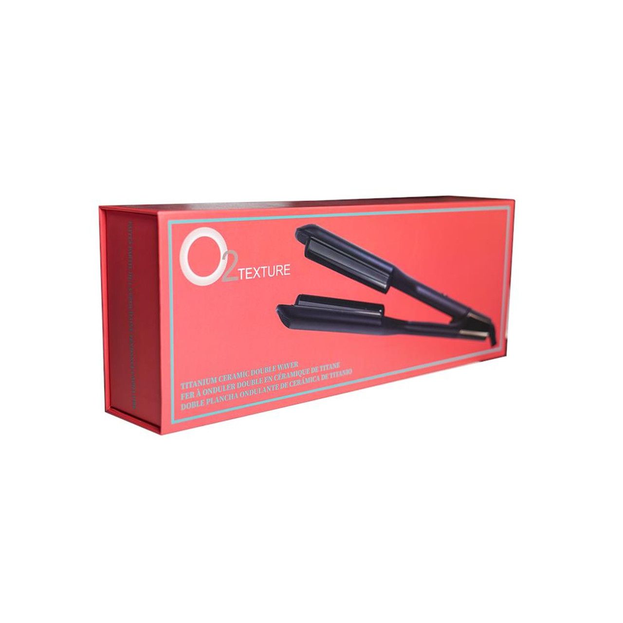 O2 Professional TEXTURE Titanium Ceramic Double Waver