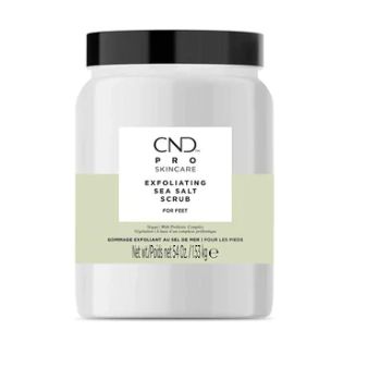 CND Exfoliating Sea Salt Scrub For Feet, 54oz