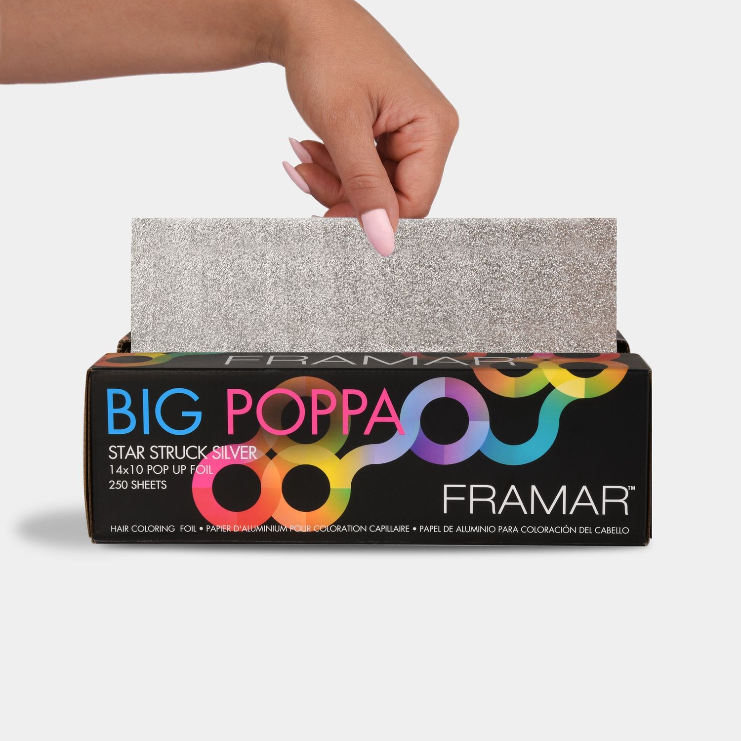 Framar Big Poppa 10x14 (EXTRA WIDE) Pop-Up Foil, 250ct -Silver