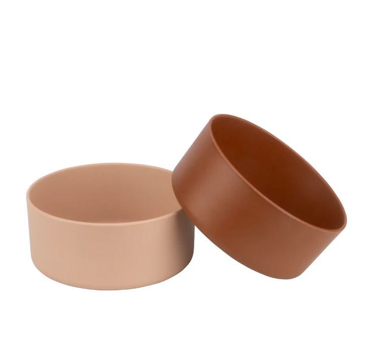 Framar Bamboo Color Bowls - Terra Collection, 2pk