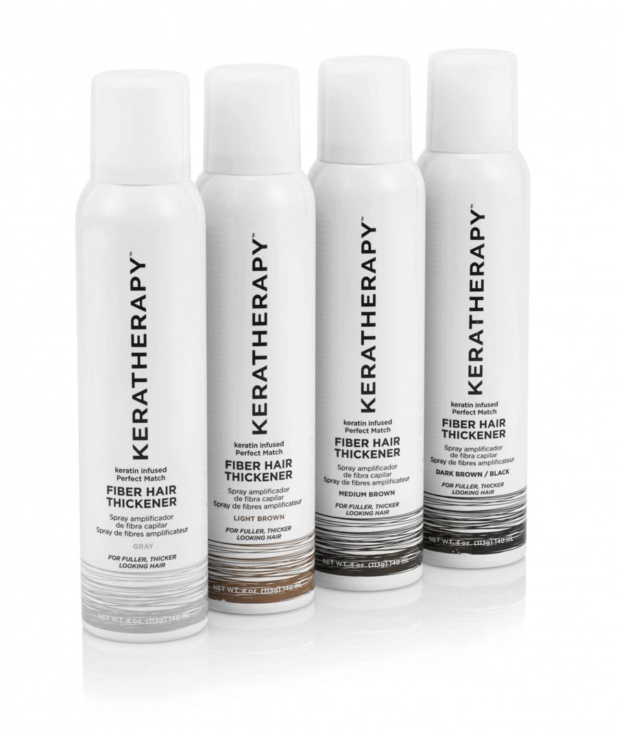 Keratherapy PM Fiber Thickener Dark Brown/Black 4oz