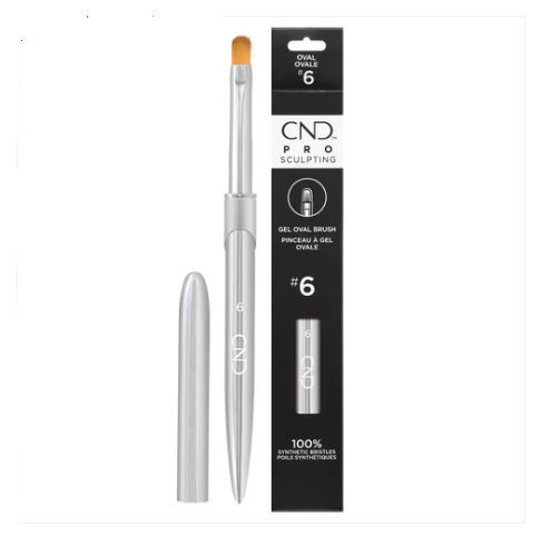 CND Pro Sculpting Gel Oval Brush #6