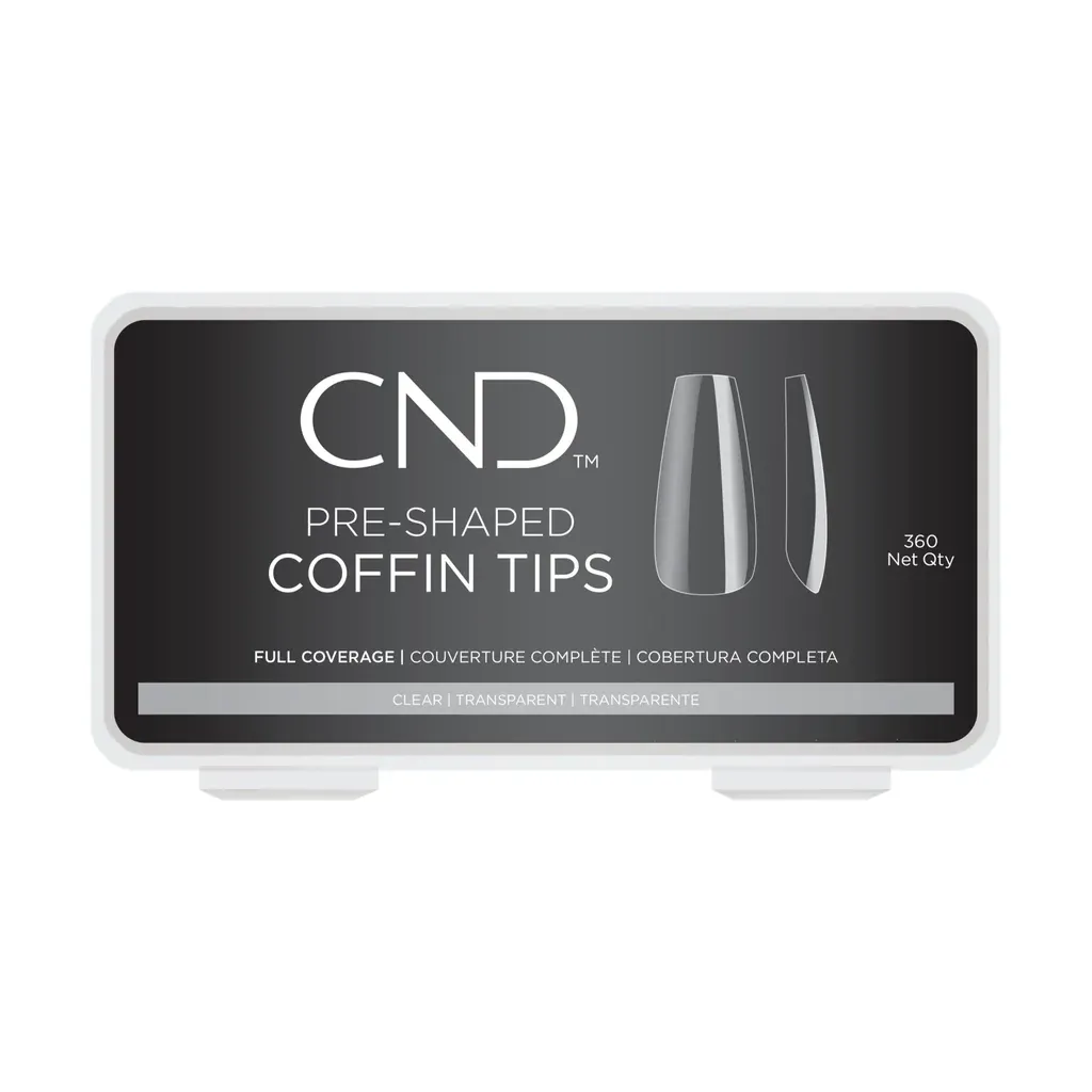 CND 100Ct Coffin Tips