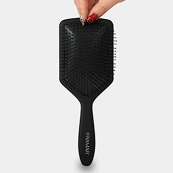 Framar Paddle Brush - Black to the Future