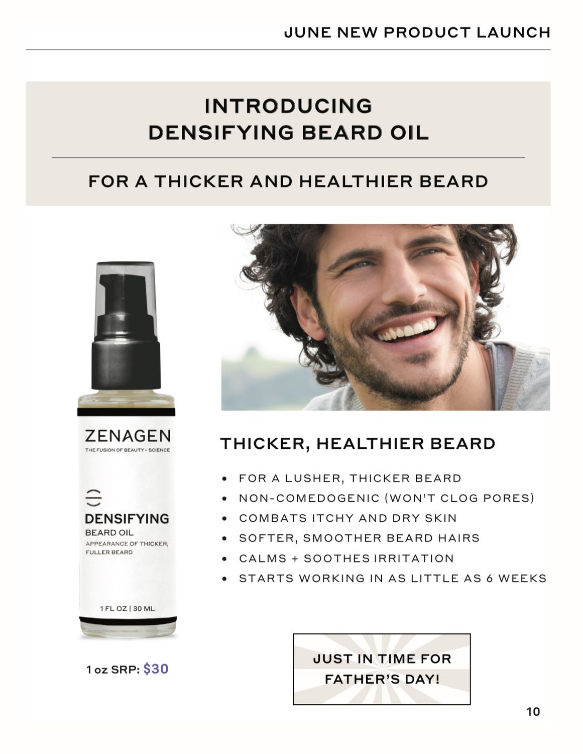 Zenagen Densifying Beard Oil 1oz.