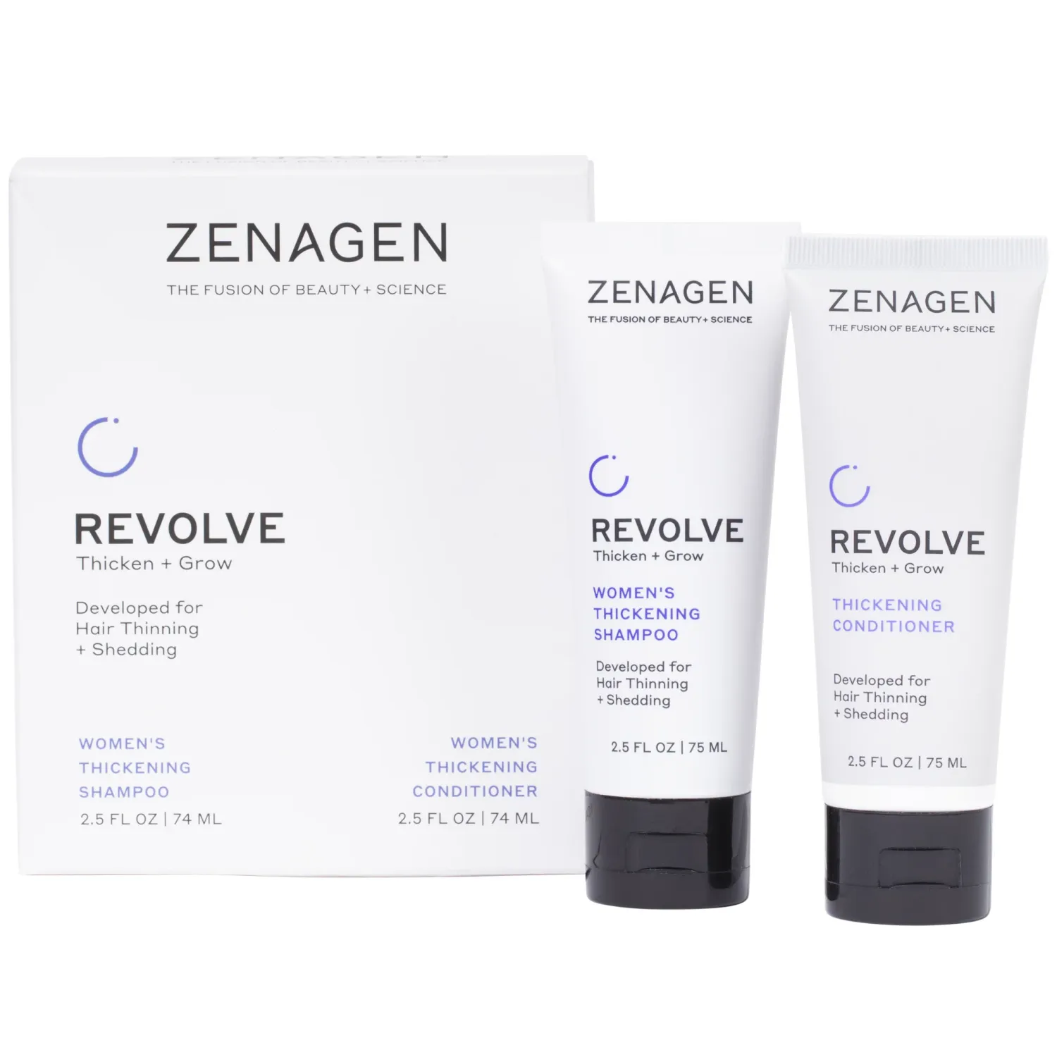 Zenagen Revolve Women's Travel Duo Box, 2.5oz