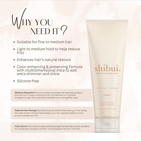 Shibui Air Dry Creme 6oz.