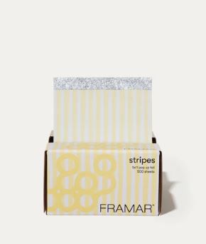 Framar Butter Stripes 5x11 Pop-Up Foil, 500ct