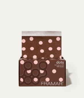 Framar Chocolate Polka Dots 5x11 Pop-Up Foil, 500ct