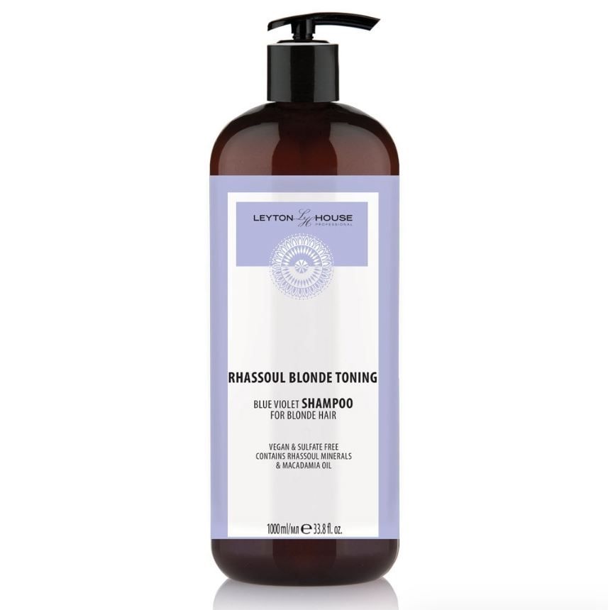 Leyton House Rhassoul Blonde Toning Shampoo, 33.8oz