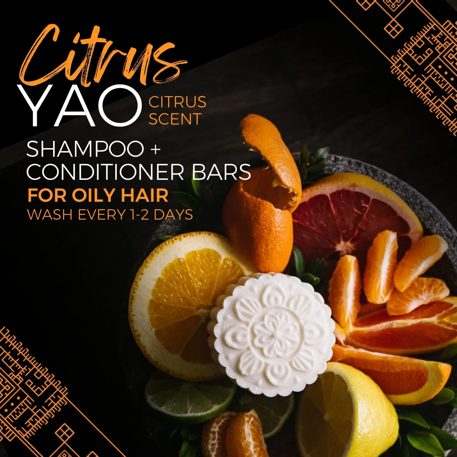 Viori Citrus Yao Clarifying Shampoo Bar