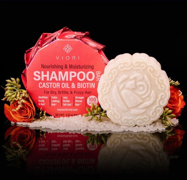 Viori Chamomille Rose Shampoo Bar
