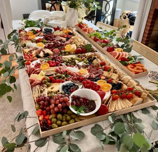 4ft luxury grazing table catering in Washington DC